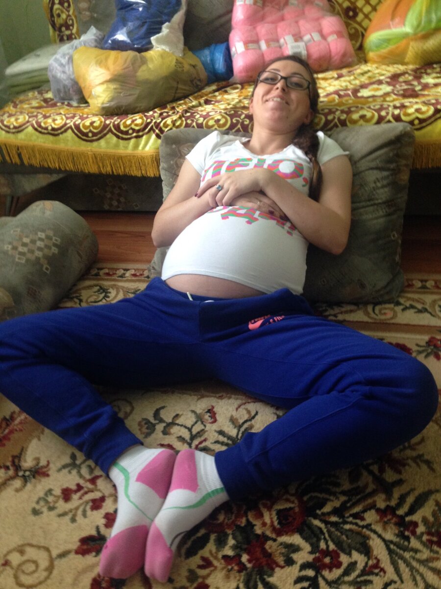 Здесь я на 8 мес и прибавка + 15 кг