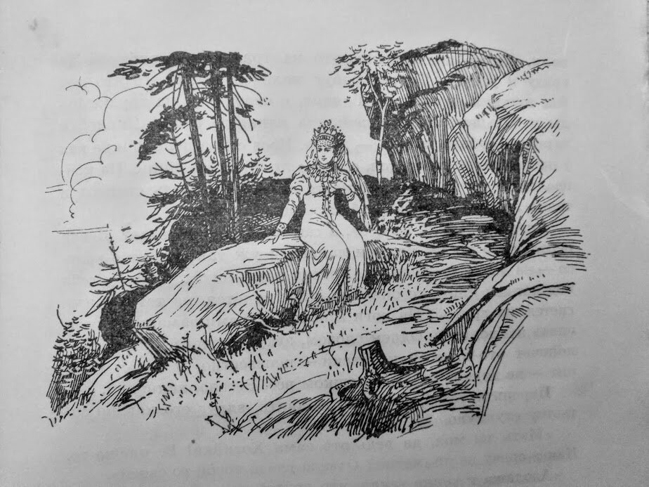 иллюстрация из книги Бажова
