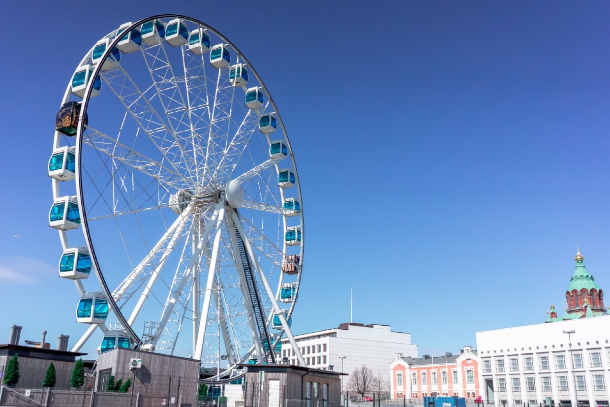 Колесо обозрения - Helsinki Sky Wheel.  Фото: @ar_zhmakina