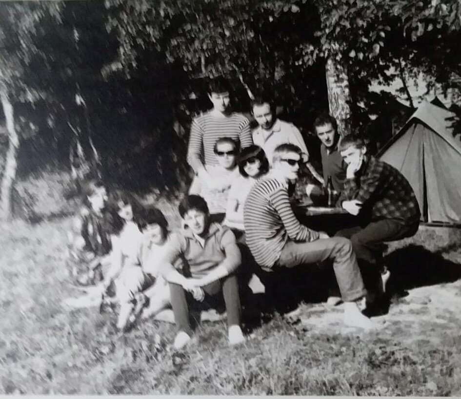 Наша группа в походе.