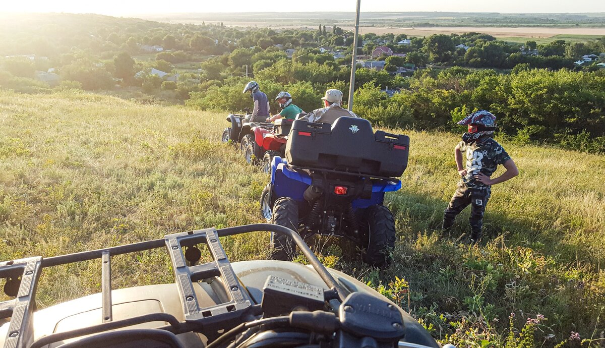 Мсье Ден обозревает красу Русской природы