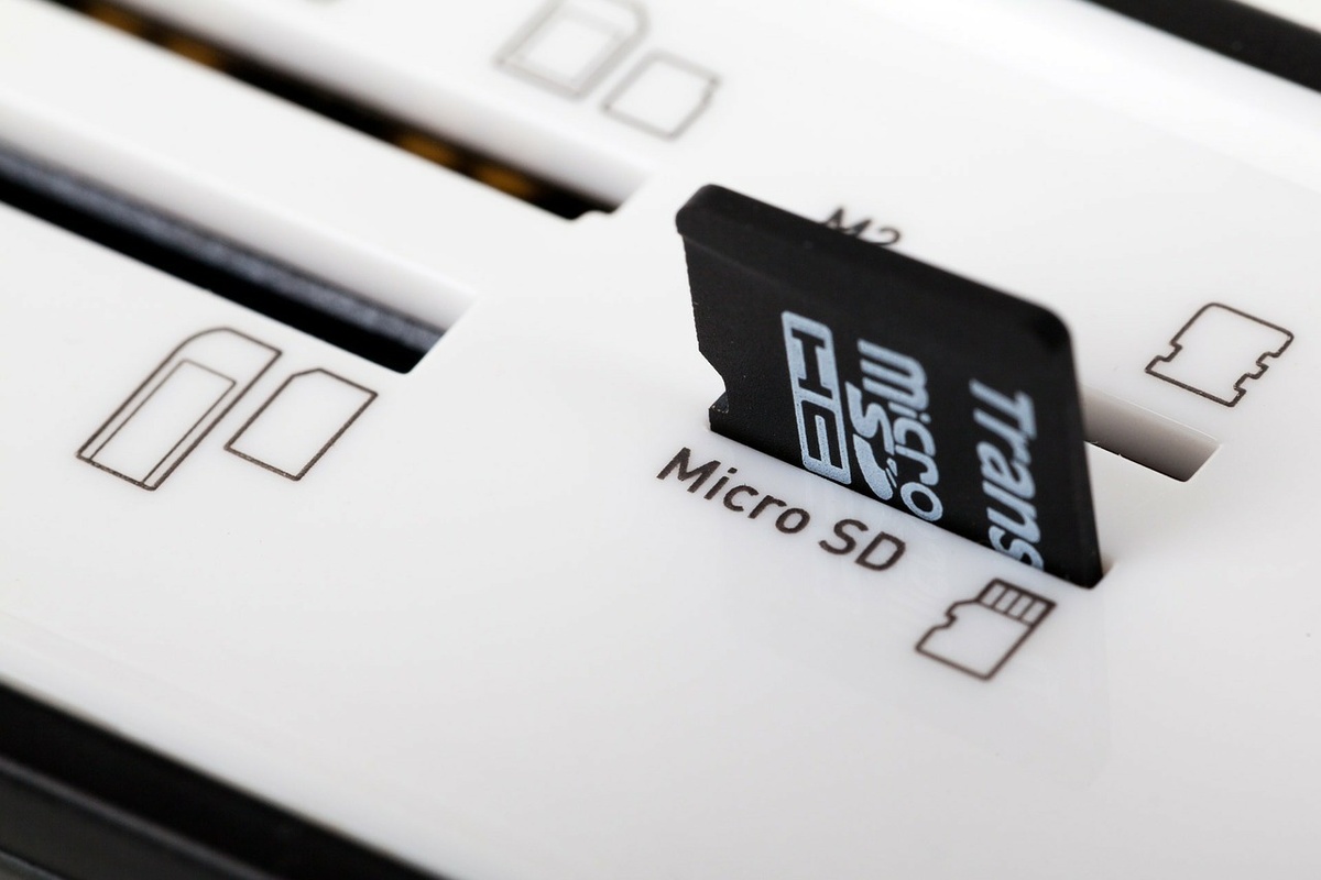 microSd в порте