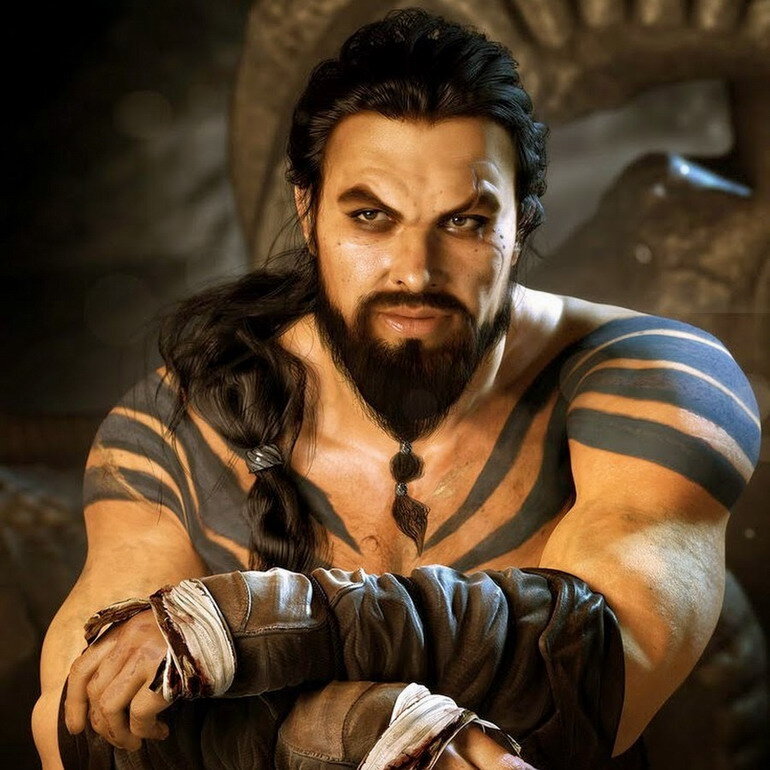 Сериал "Игра Престолов" - кхал Дрого (Джейсон Момоа). Иллюстрации из открытых источников (Яндекс-Картинки)