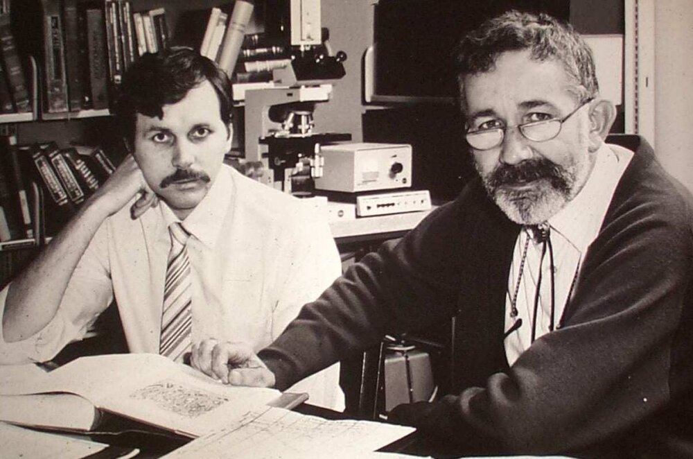 Слева направо Барри Маршалл и Робин Уоррен