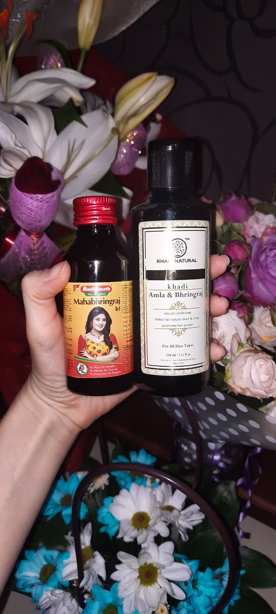 Шампунь и масло для волос