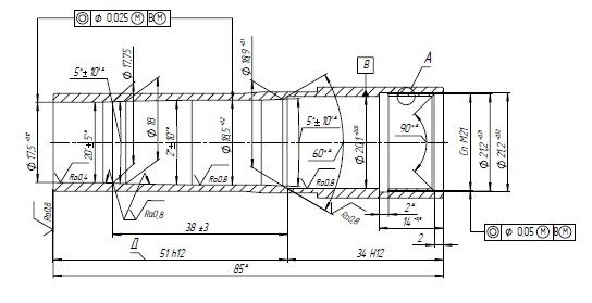 Схема ствола МЦ-21-21