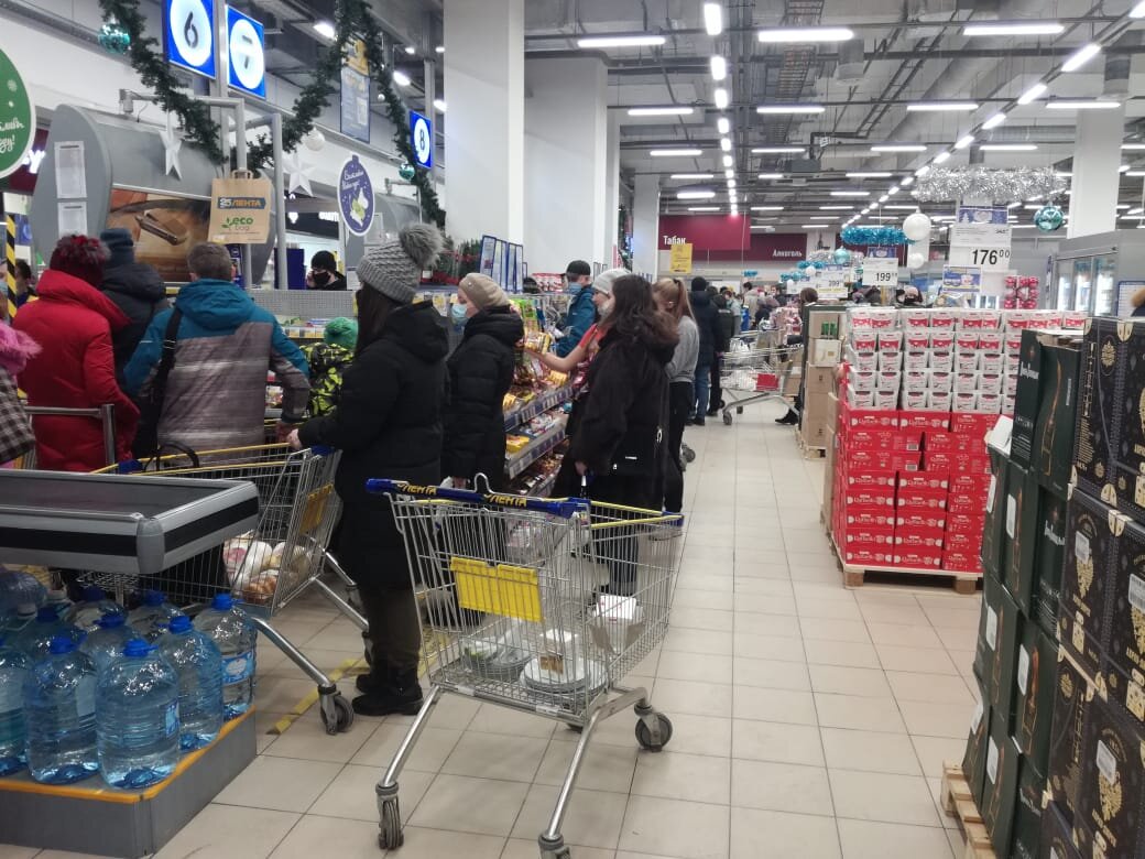 Очереди у касс