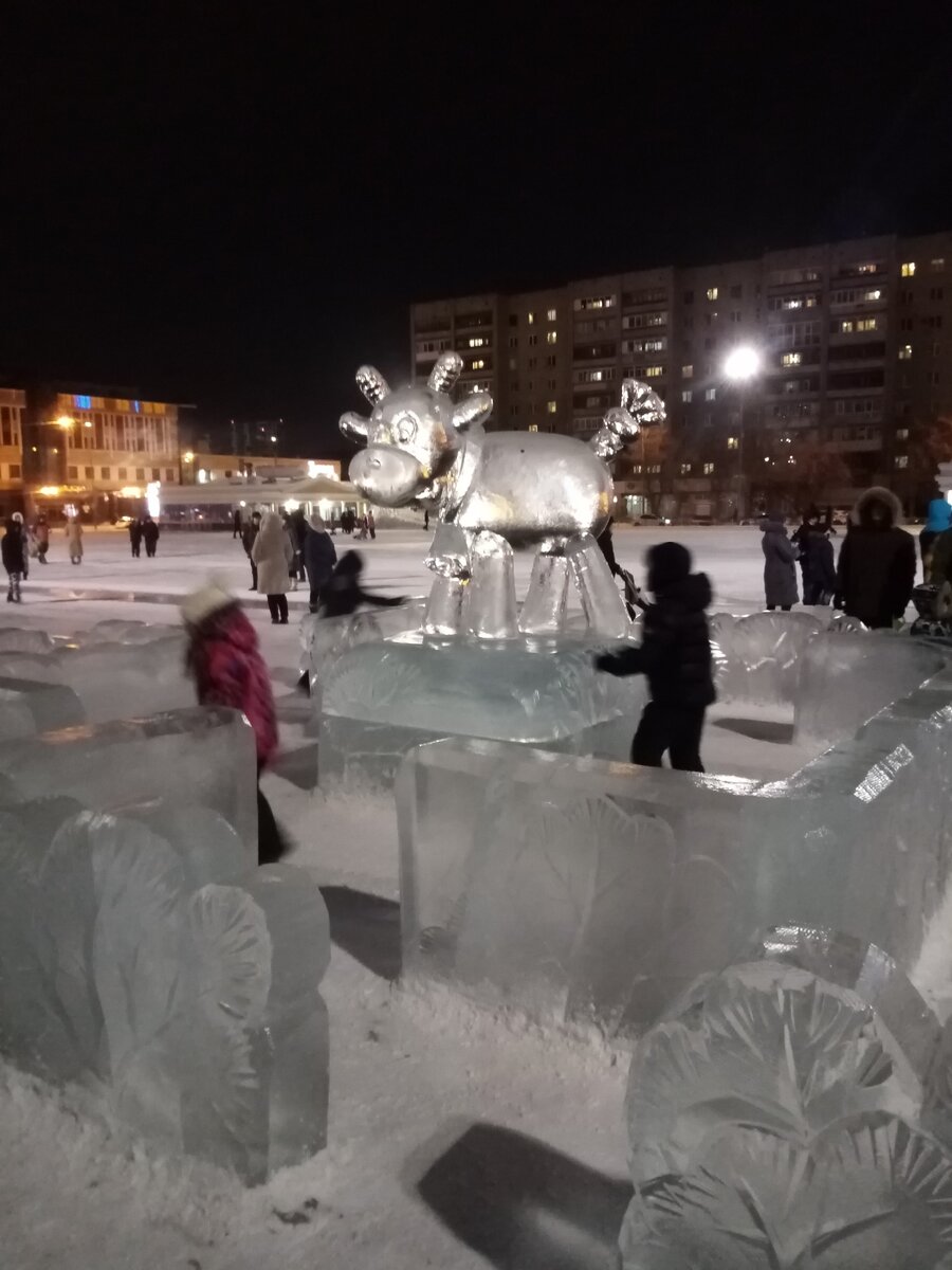 Ледовый городок Краснокаменск