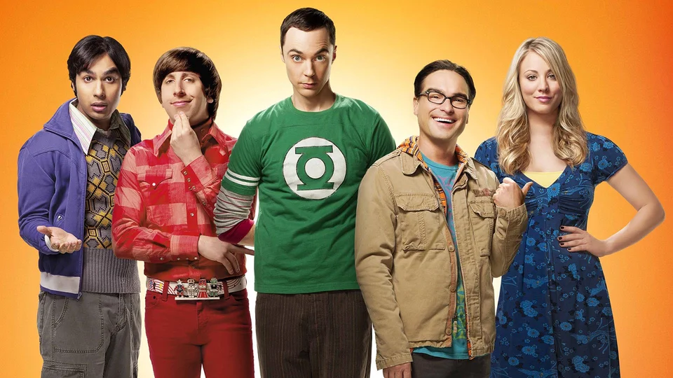 Раджеш, Говард, Шелдон, Леонард и Пенни