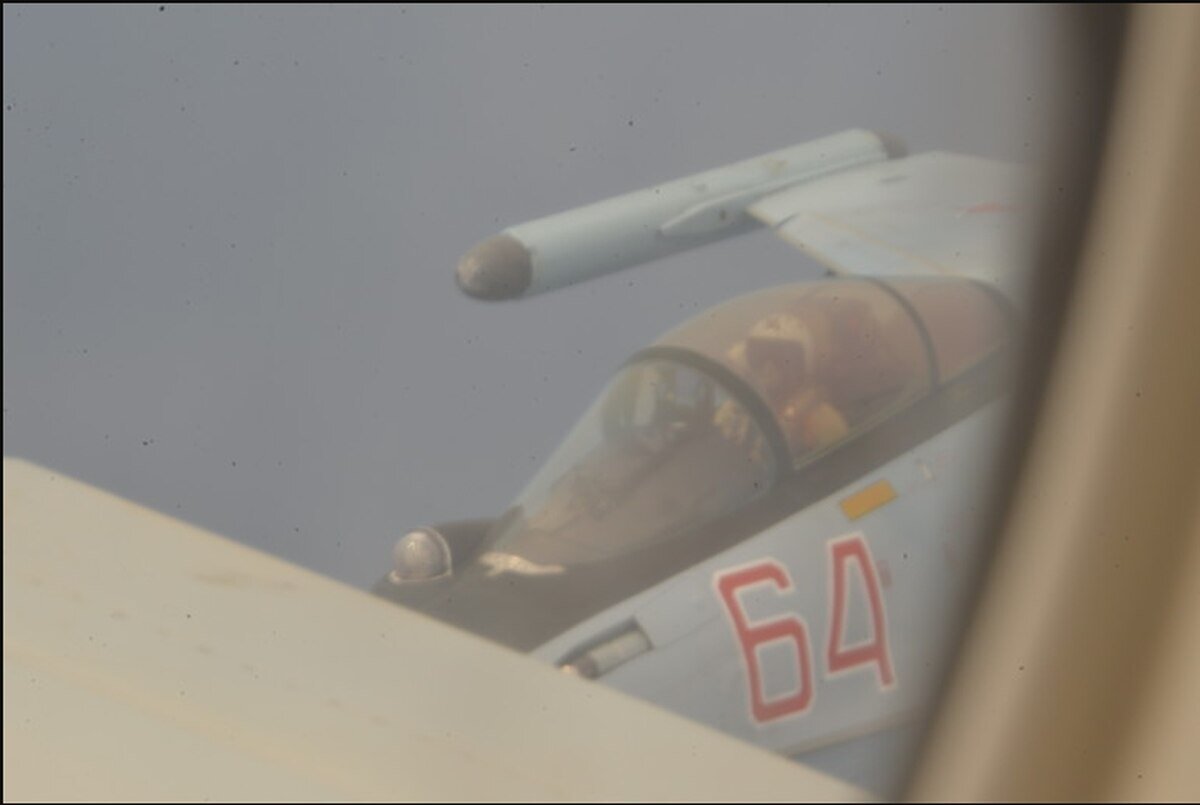 В мае два российских самолета Су-35 небезопасно перехватили патрульный самолет P-8A Poseidon, принадлежащий 6-му флоту США, над Средиземным морем