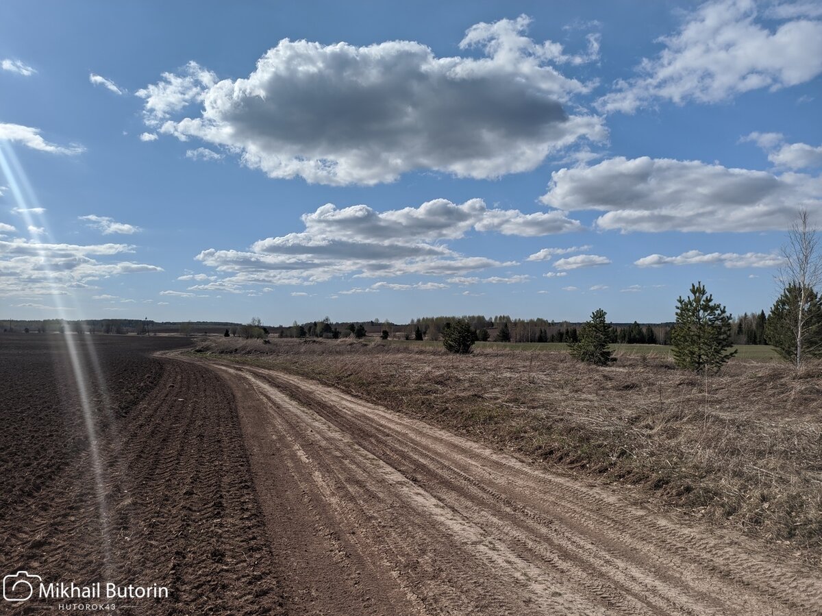 Дорога в деревню.