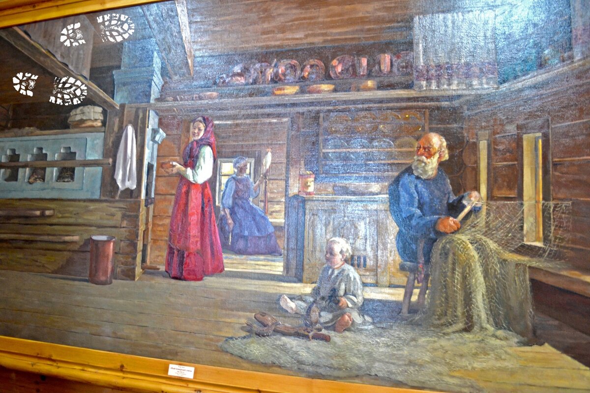 В русской избе