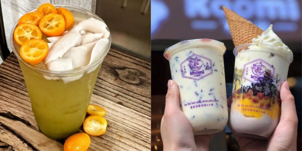 Альтернативы Bubble Tea: напиток из сока сахарного тростника (Cane Concoctions San Diego) и йогуртовый напиток с черным рисом (internationalfrozenyogurt.com)