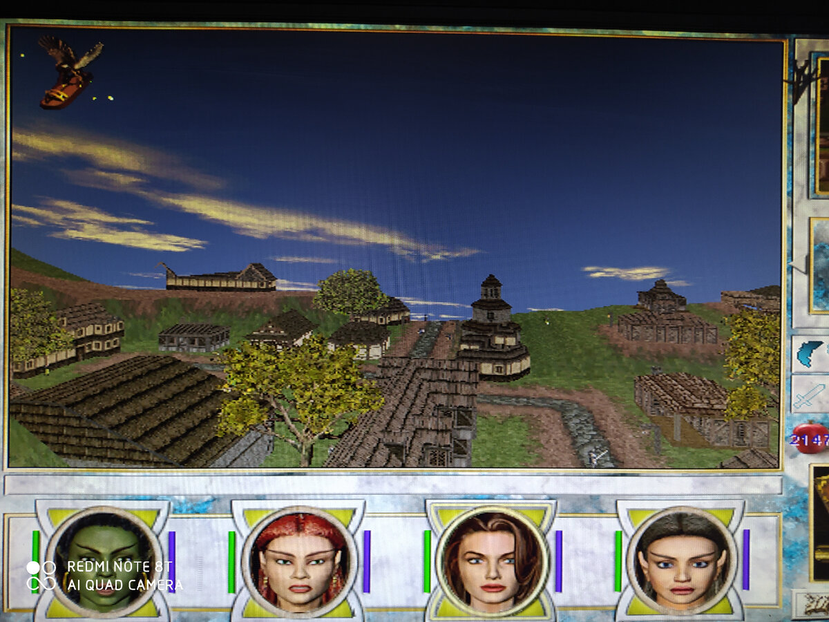 Город Гармондаль с высоты птичьего полета