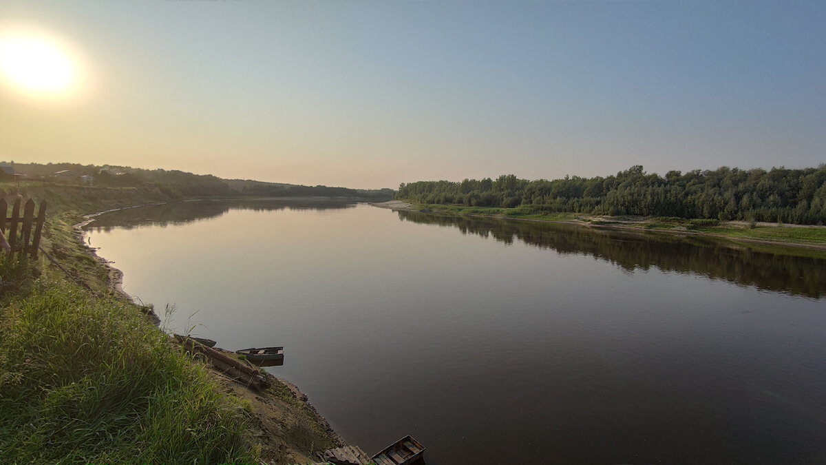 Вид с земельного участка нашего клиента. Действительно — красиво.
