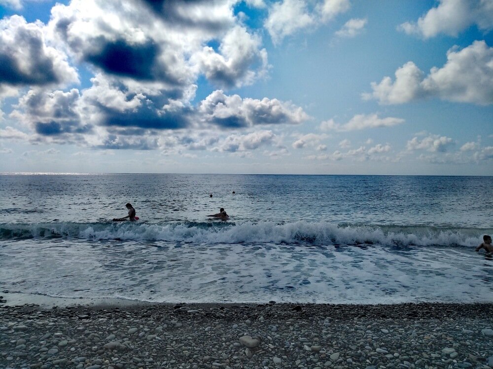Море в сентябре (пляж Ривьера). Фото автора