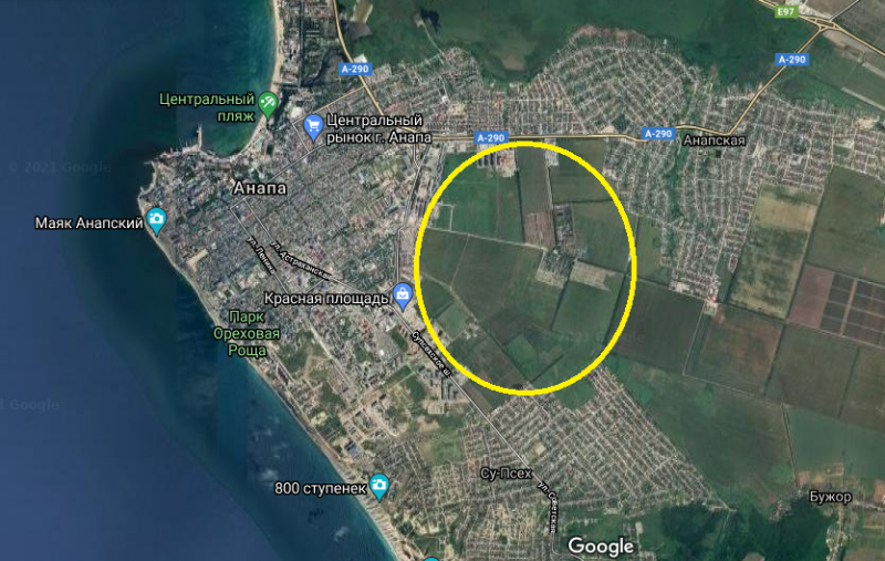 Кадастровая карта Анапы