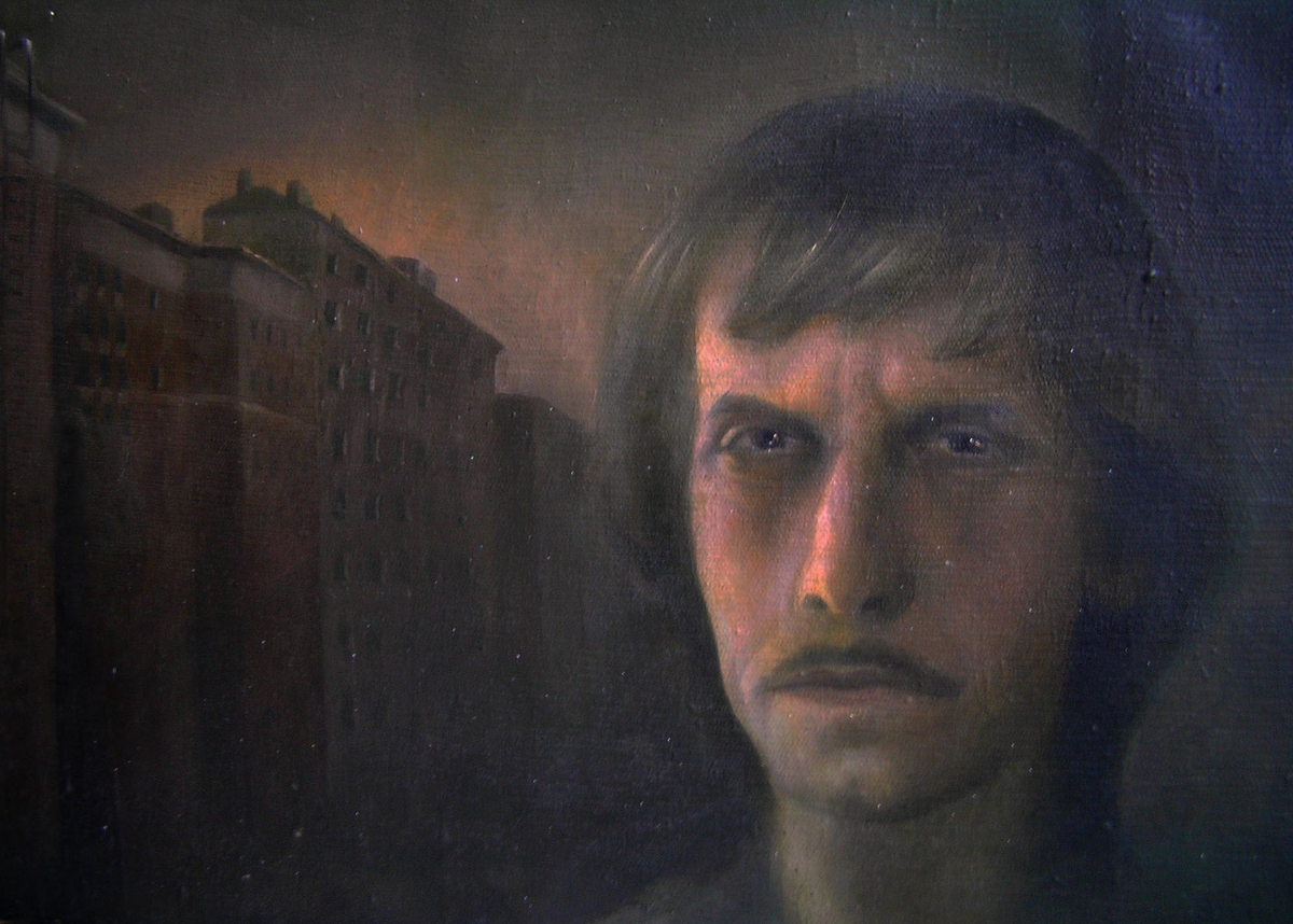 Портрет Севера Гансовского. Работа его дочери Илоны Гансовской