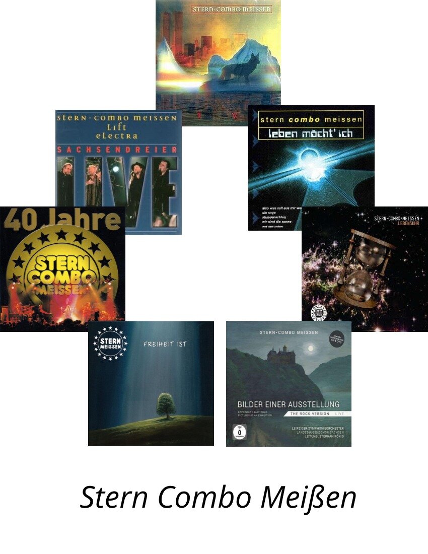 Обложки альбомов взяты на progarchives.com Коллаж - БиС.