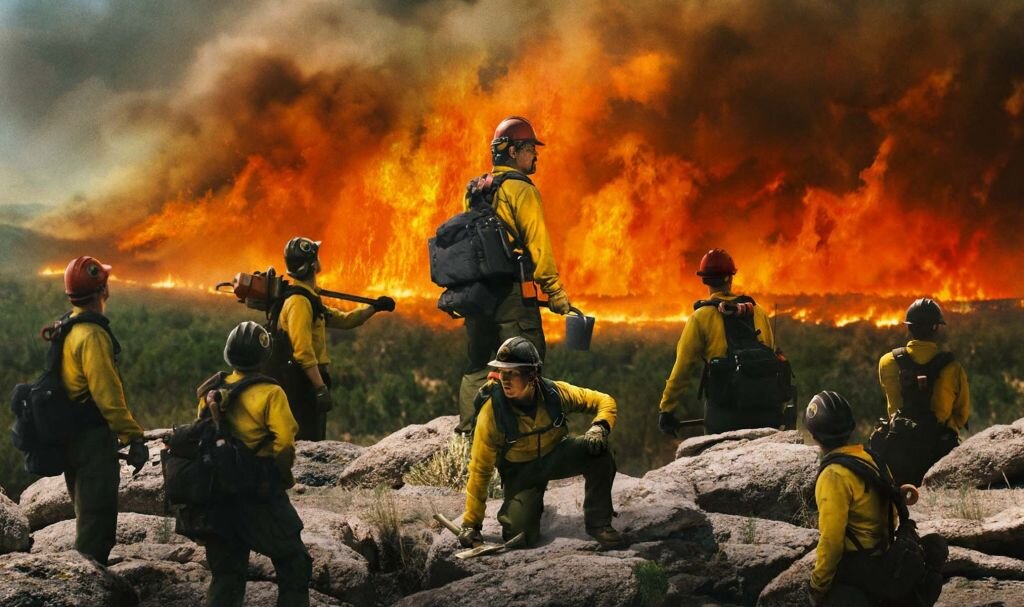 История о команде пожарных под названием Granite Mountain Hotshots, столкнувшихся в Аризоне с одним из самых смертоносных пожаров в истории.