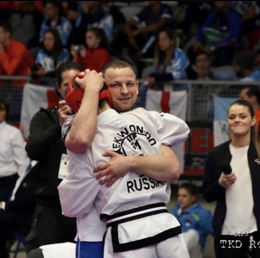 Фото с финала чемпионата мира .