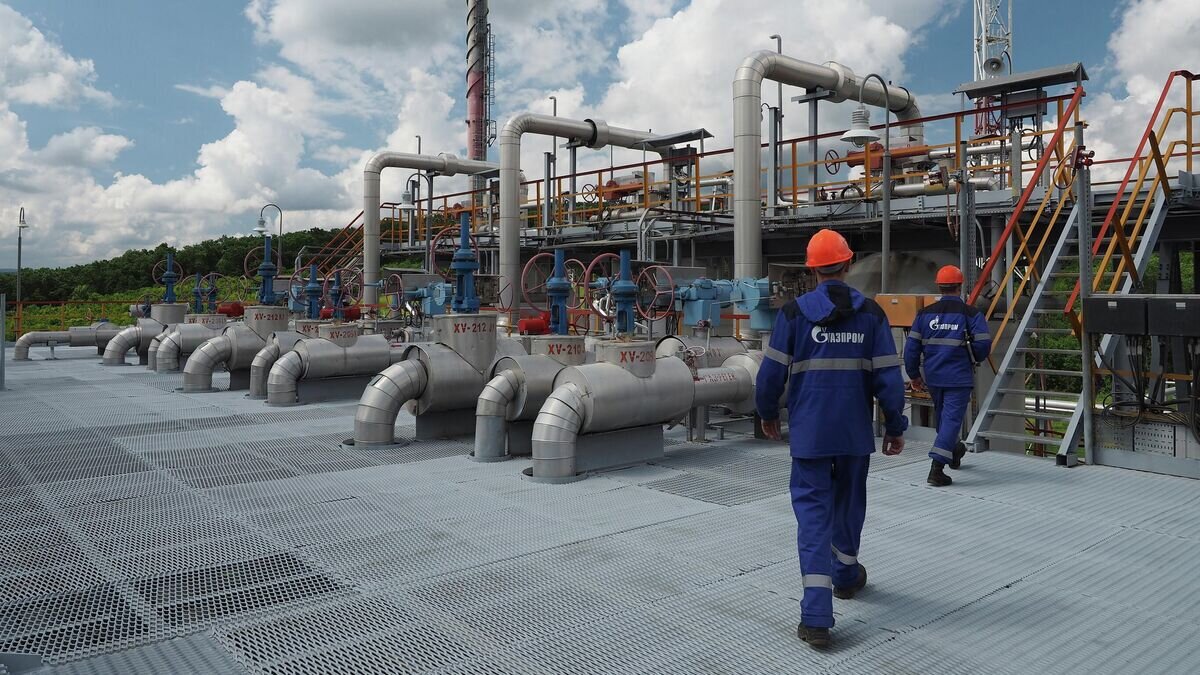    Комплекс транспортировки экспортного газа © РИА Новости / Виталий Тимкив