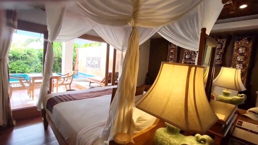 Ко Чанг. Заселение в отель Santhiya Tree Koh Chang Resort. Обзор виллы с бассейном (Hideaway Pool Villa).