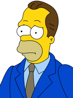 Персонаж из Мультипликационного фильма "Симпсоны" генерал Герберт Пауэлл