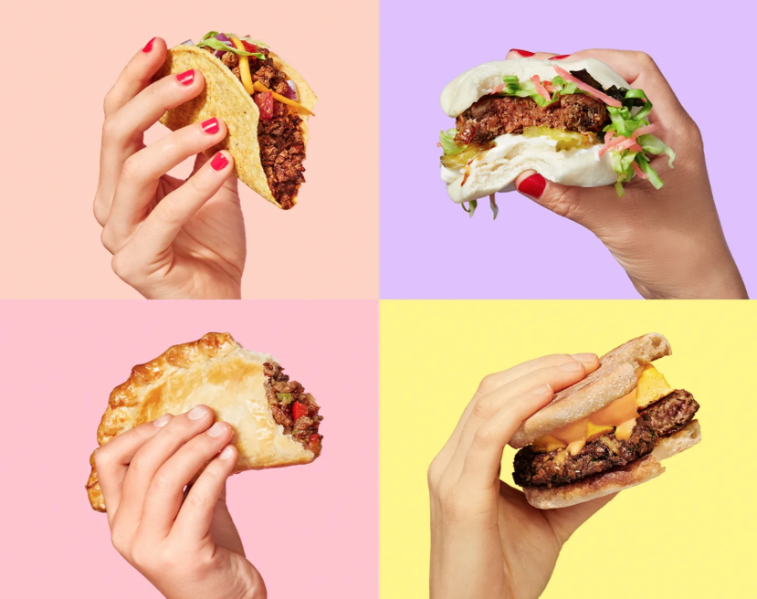 Реклама искусственного мяса американской компании Impossible Foods