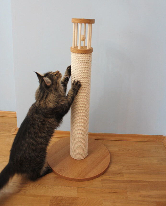 Как сделать когтеточку для кошек своими руками из подручных материалов? |  opitomce.ru | Дзен
