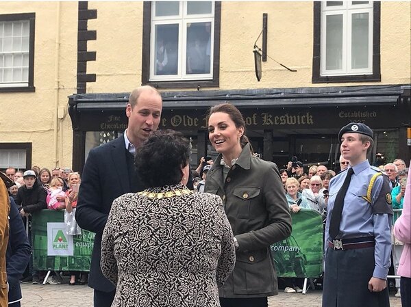 Кейт Миддлтон и принц Уильям - визит в провинцию (графство Камбрия)