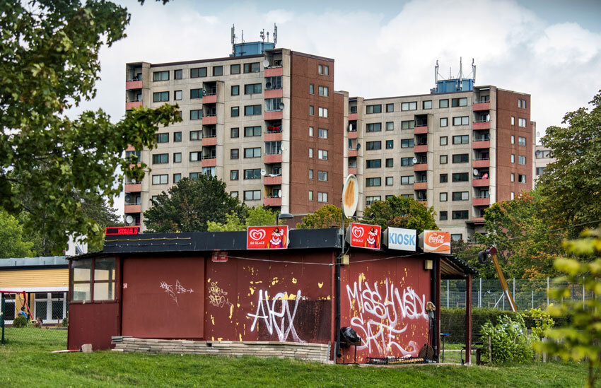 Район Fittja  в Botkyrka, Швеция (с) Claudio Bresciani/TT