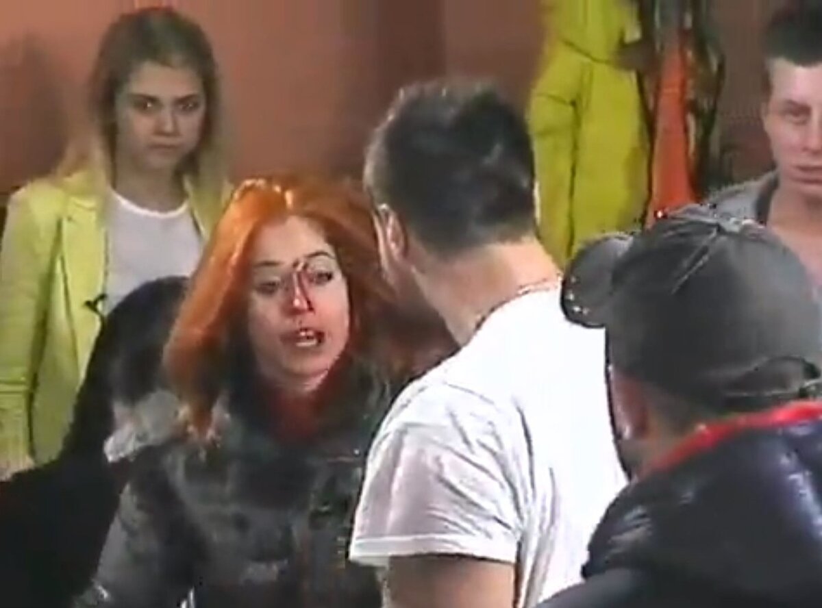 Татьяна Кирилюк пострадала во время очередной драки на Доме 2. Фото из открытых источников