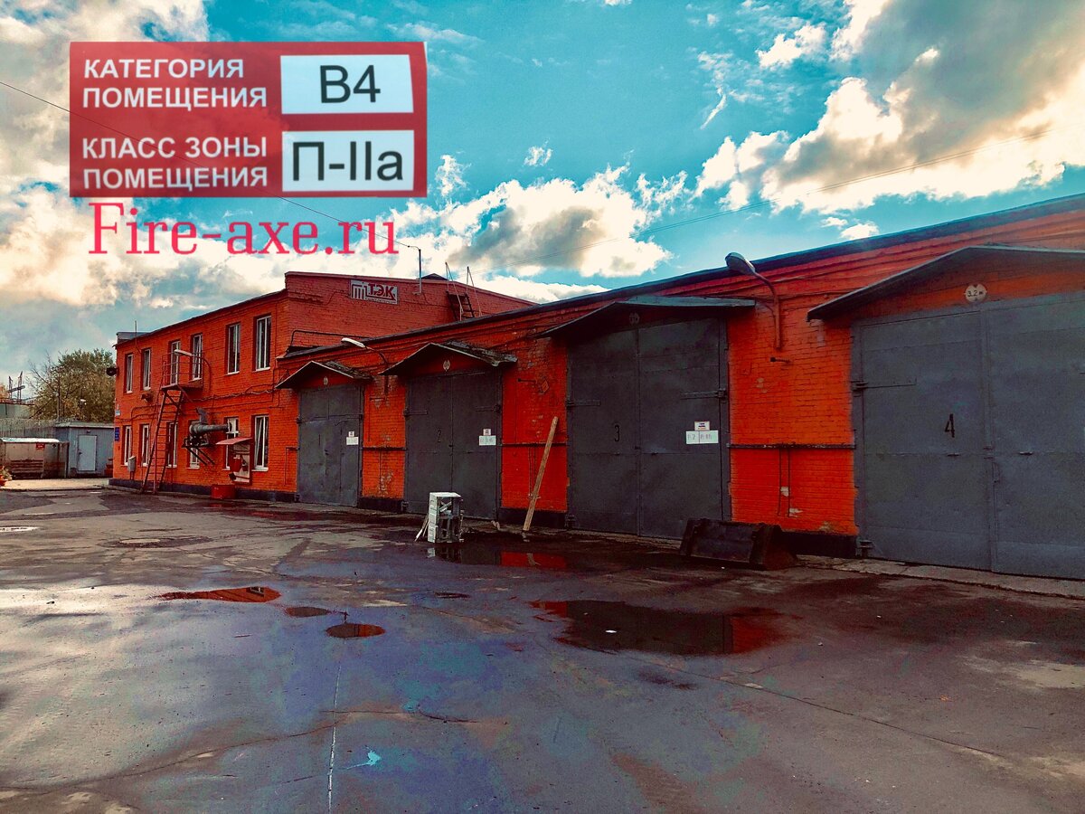 Расчет пожарной категории