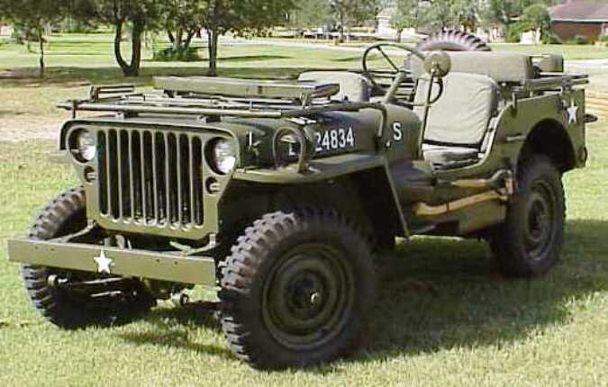 Jeep Willys 1943 года выпуска