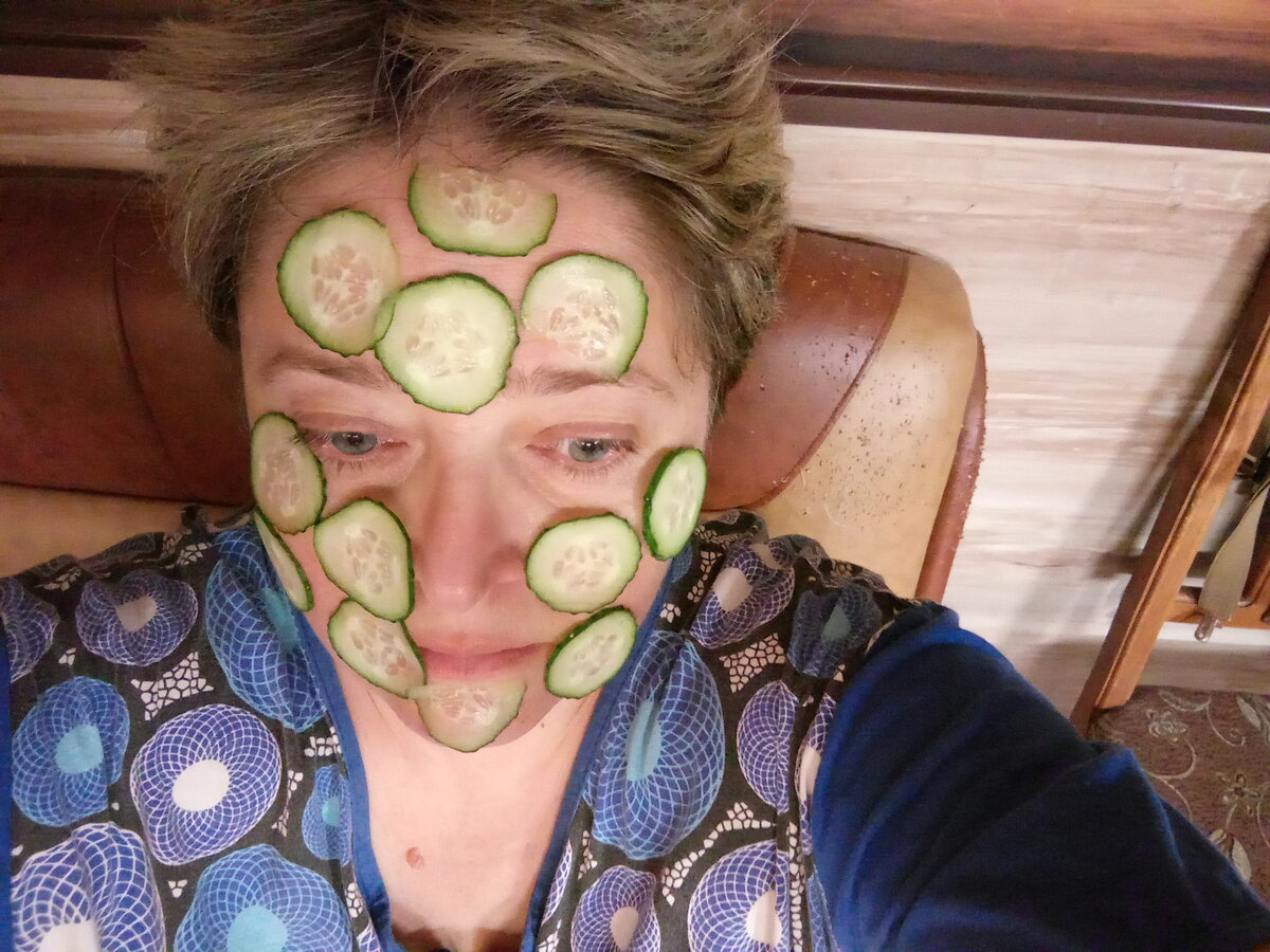Огуречная маска