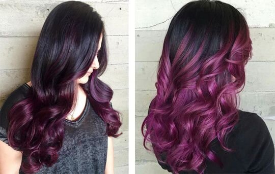 Окрашивание Ombre Hair Color