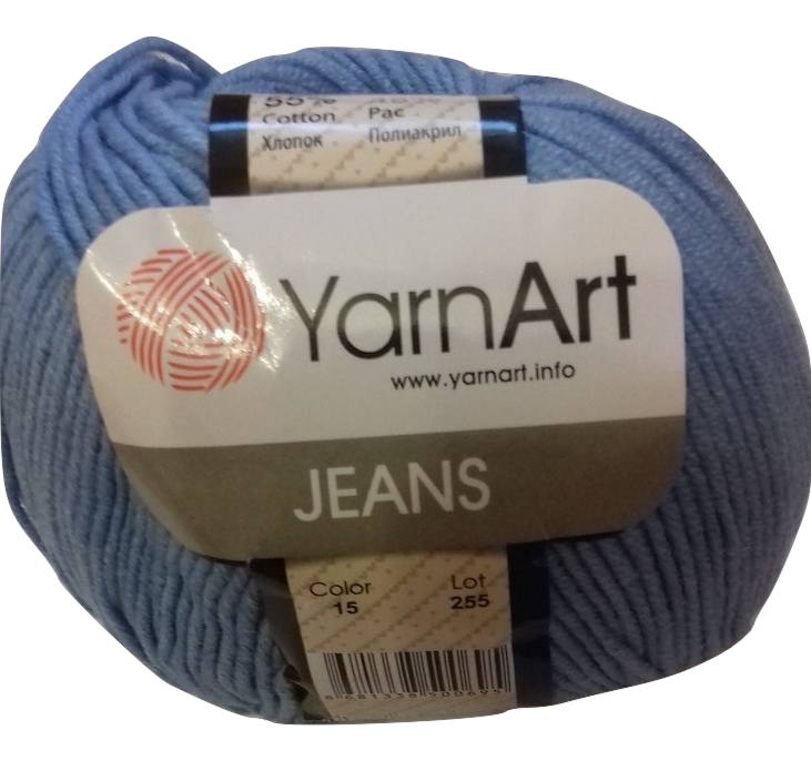 YarnArt Jeans 36 детский розовый, 55% Хлопок, 45% акрил, пряжа ярнарт джинс