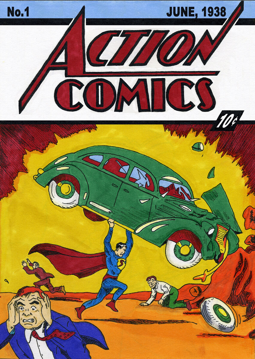 Обложка комикса «Action Comics» №1