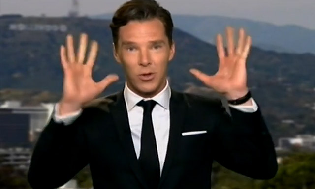 Бенедикт Камбербэтч  на церемонии вручения премии National Television Awards