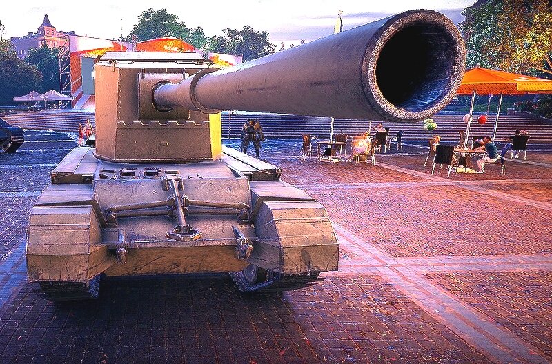 Британская ПТ САУ FV4005 Stage II .