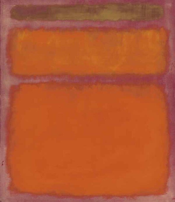  «Оранжевое, красное, жёлтое» (1961) Марк Ротко. Общественное достояние