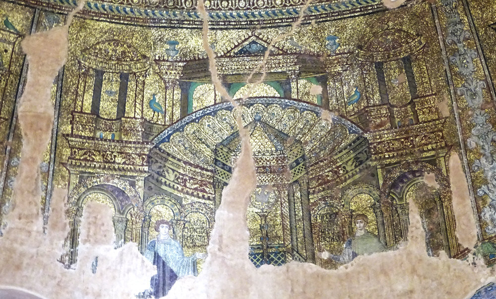 Мозаика в ротонде св. Георгия в Салониках, 4-5 век.