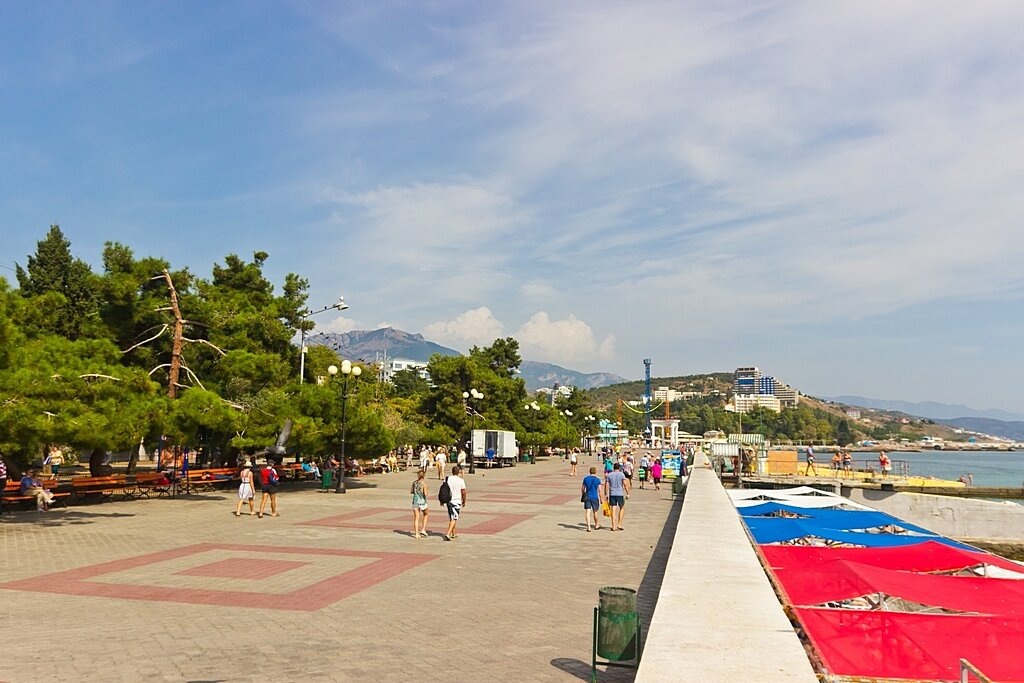 Набережная г.Алушта