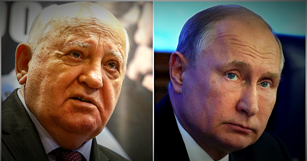 Михаил Сергеевич Горбачёв и Владимир Владимирович Путин