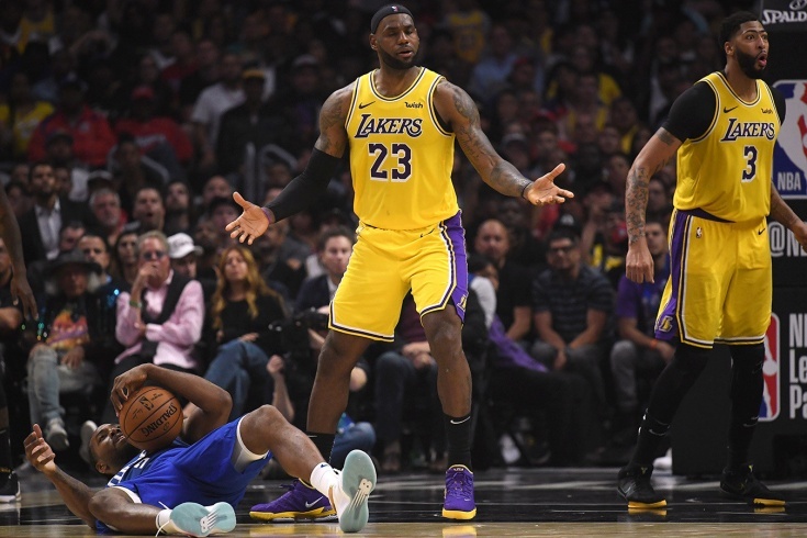 ЛеБрон Джеймс и Энтони Дэвис