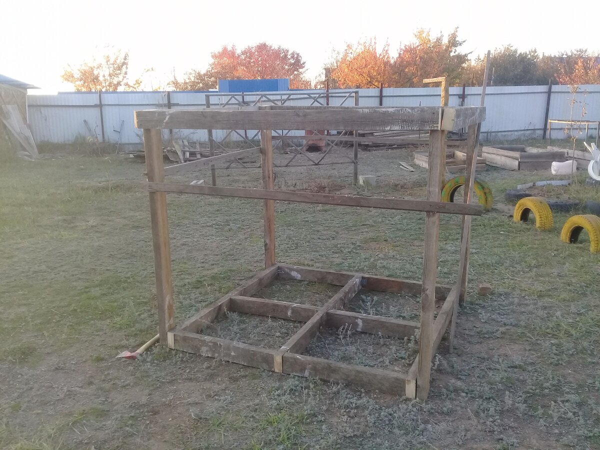 Каркас будущего домика
