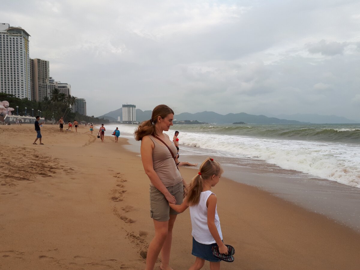 Центральный пляж г.Нячанг. 