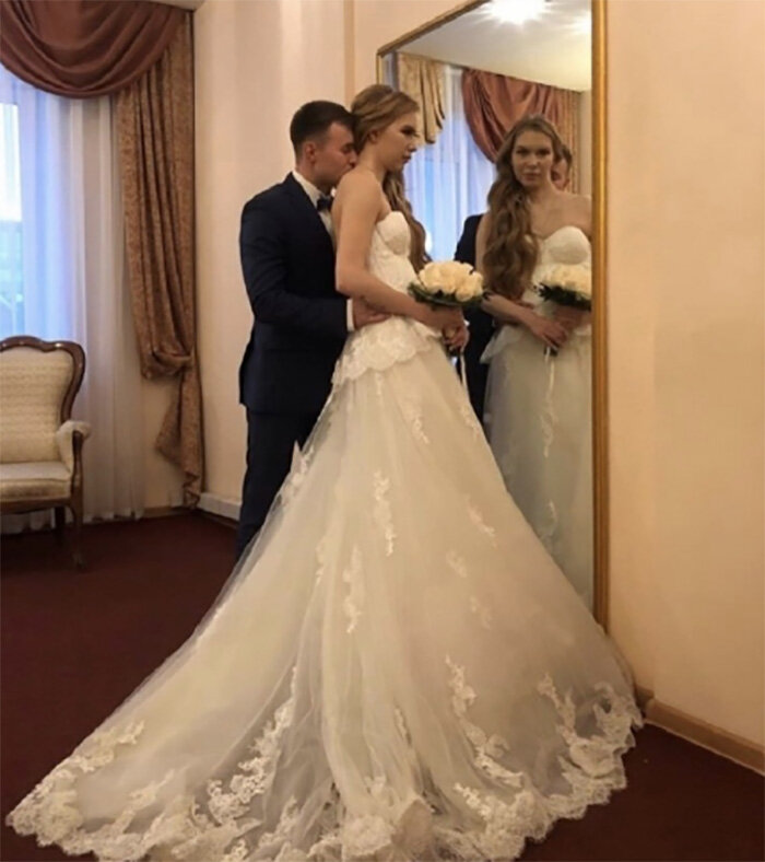 Яна Шевцова с женихом