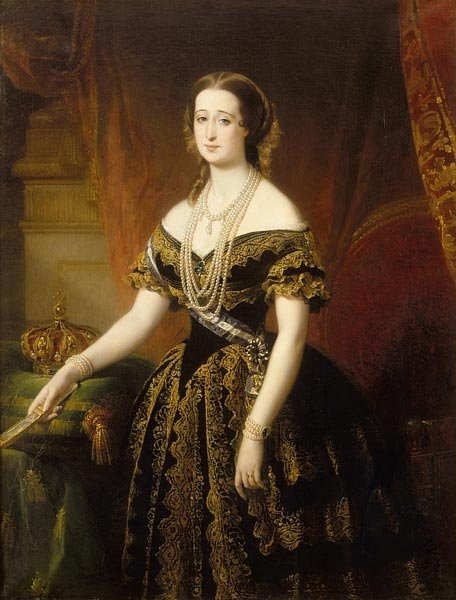 Императрица Евгения, Эдуард Луи Дюбуфе, 1853. Из коллекции Версаля